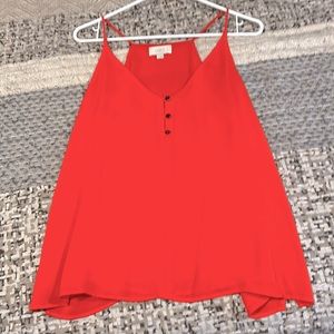 Super cute three button reddish orange top worn once